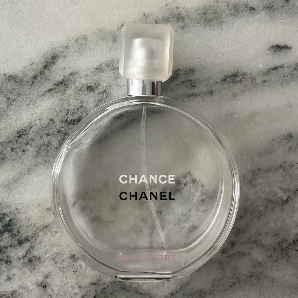 EMPTY CHANEL Chance Eau Tendre Fragrance Bottle